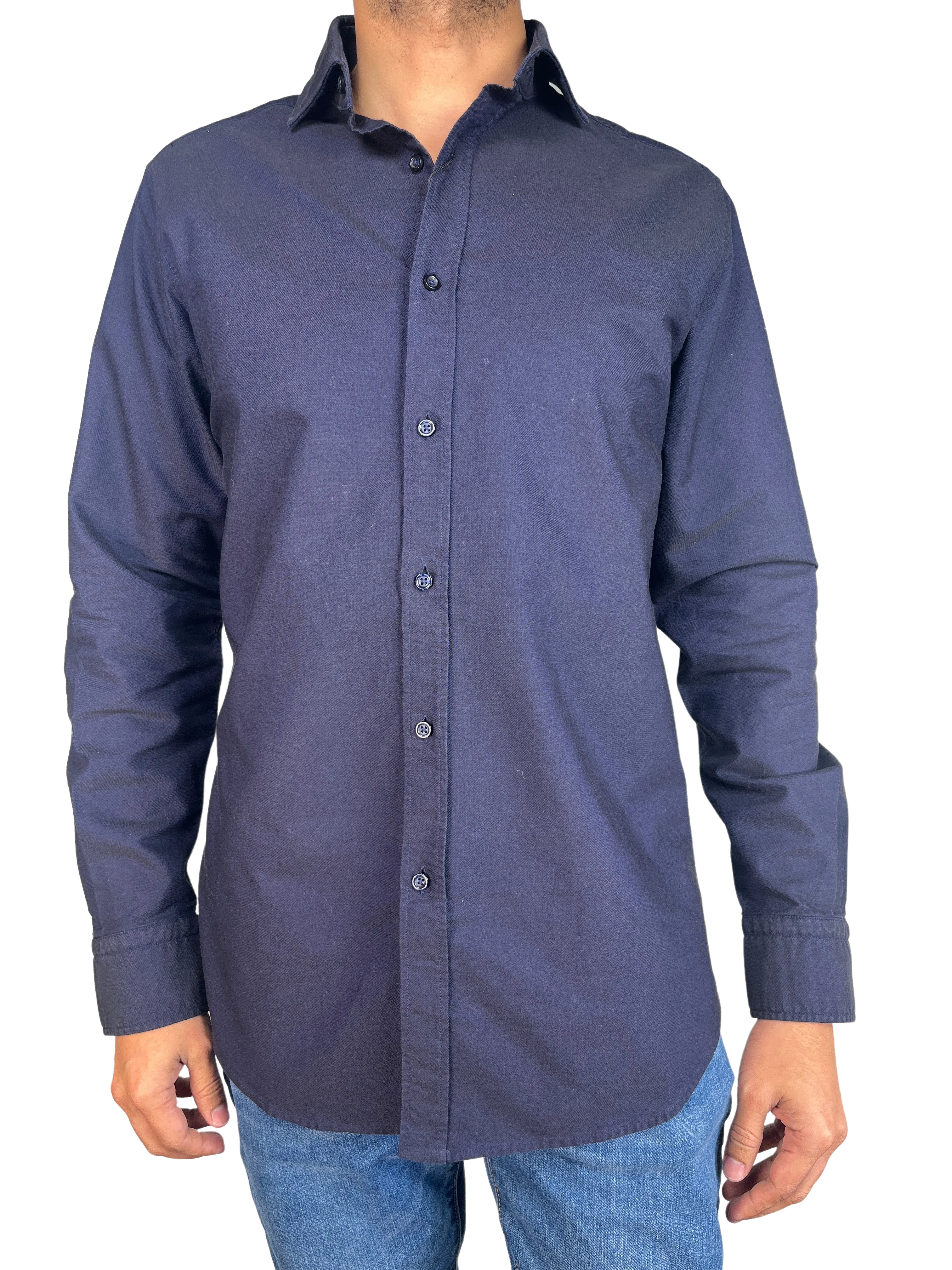 MASSIMO DUTTI Camisa Azul Marino