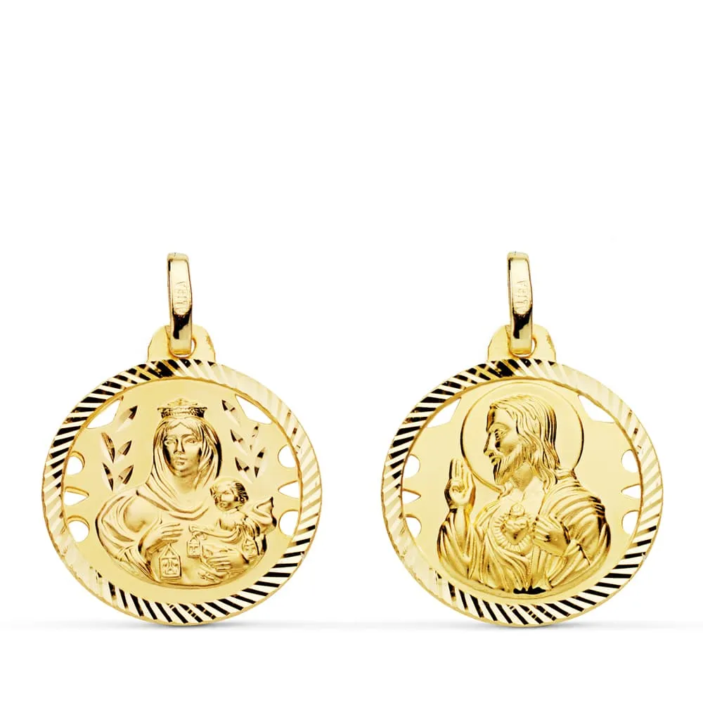 Medalla Escapulario Oro