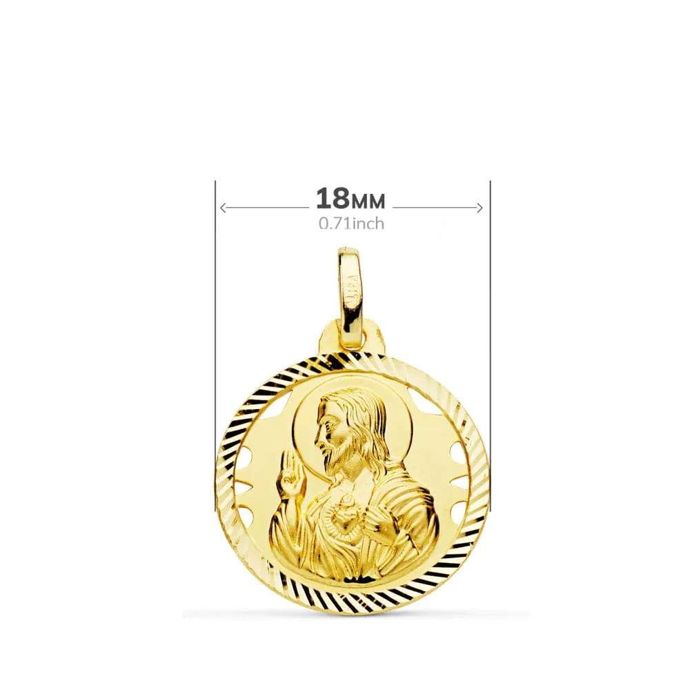 Medalla Escapulario Oro