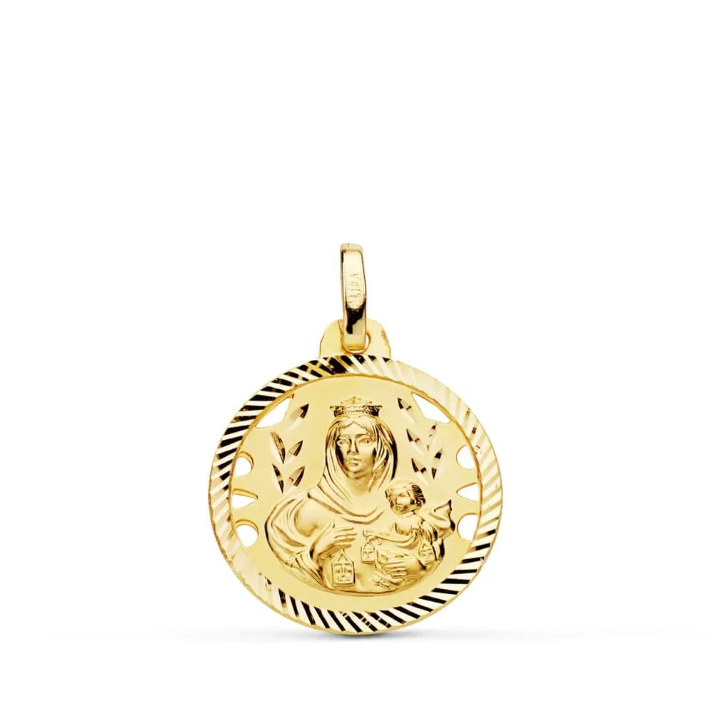 Medalla Escapulario Oro