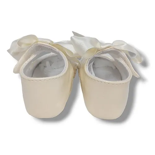 Merceditas Peuque Mayoral 9571 CHAROL BEIGE CORDONETS
