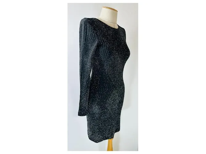 Michael Kors Vestidos Negro Plata 