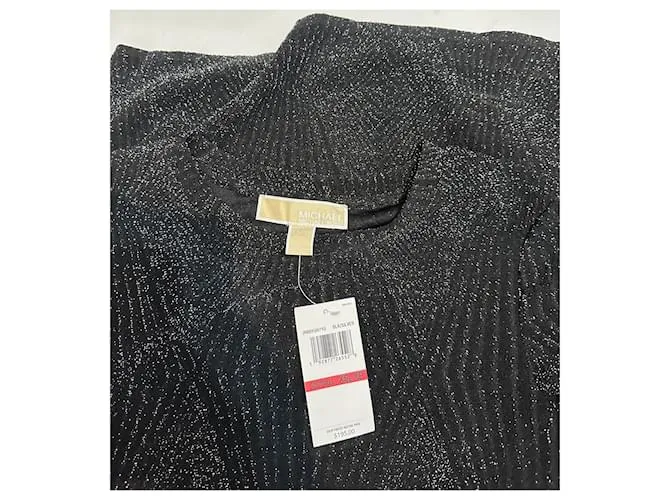 Michael Kors Vestidos Negro Plata 