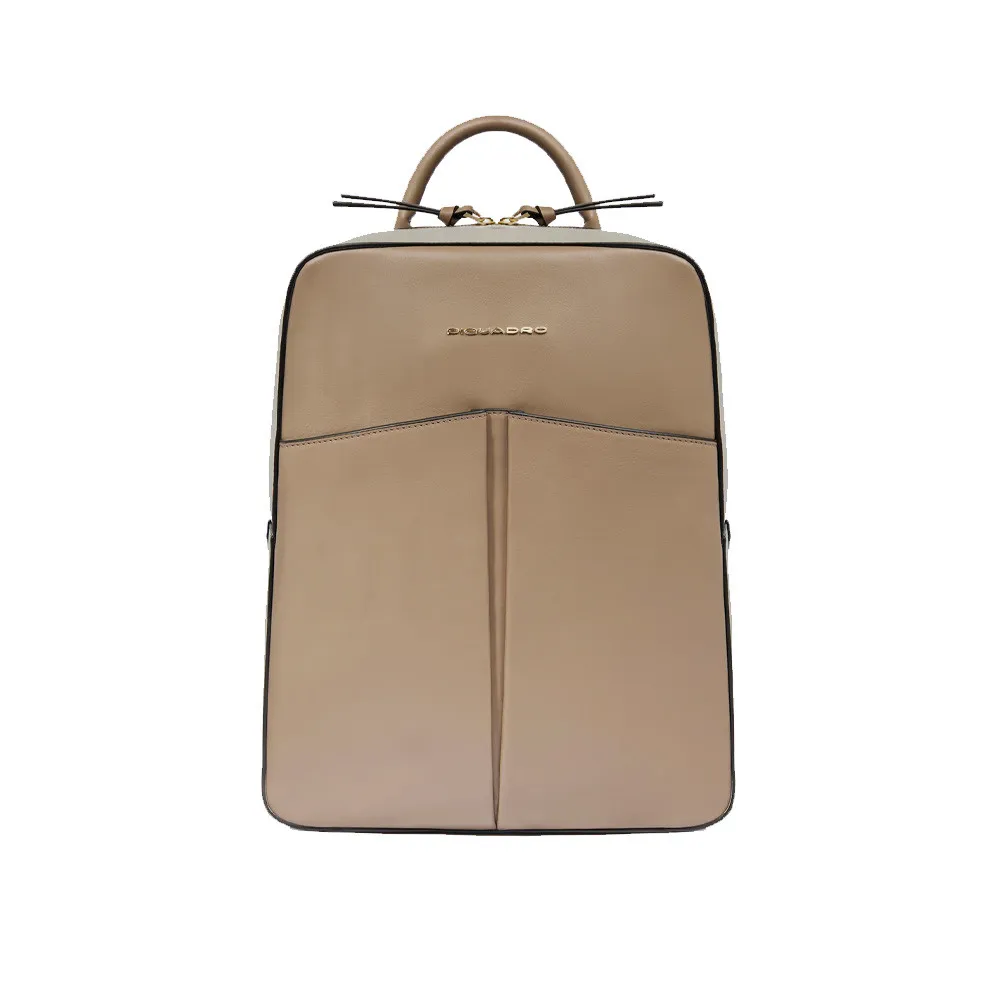 Mochila de Piel Piquadro CA6456W134/BE Color Topo y Gris