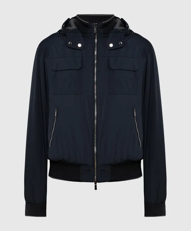 MooRER Blue PAGANINI windbreaker
