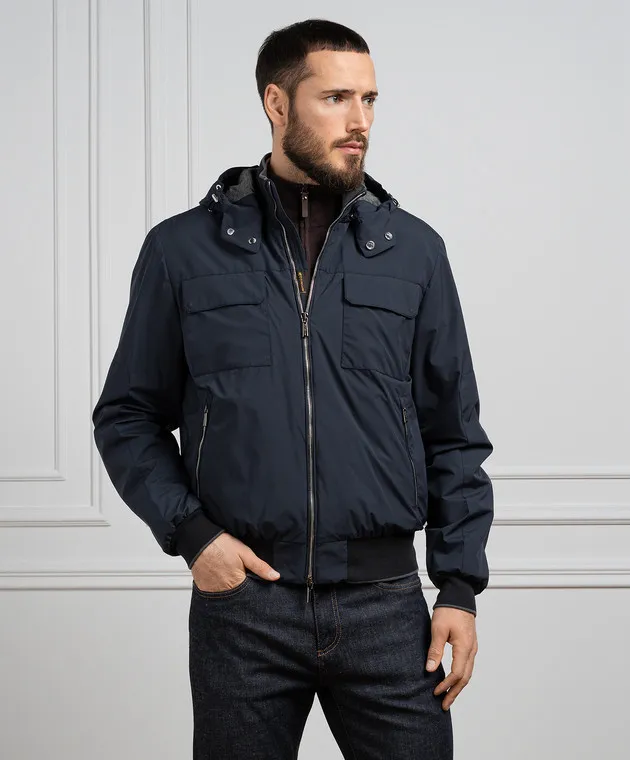 MooRER Blue PAGANINI windbreaker