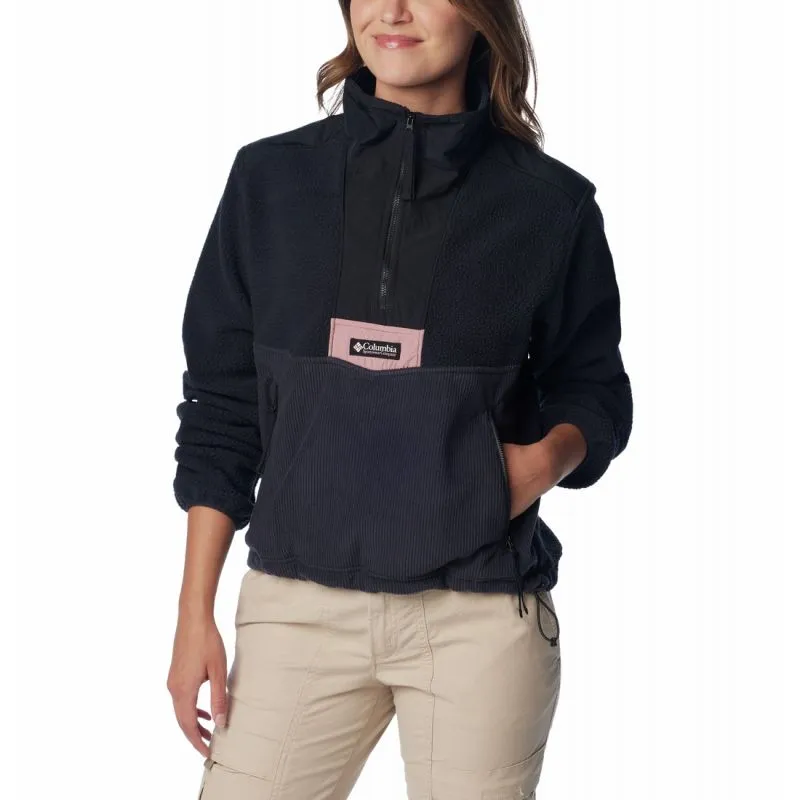 Mujer Columbia Riptide Fleece (Negro, Rosa Salmón)