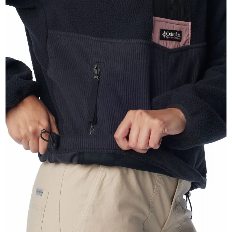 Mujer Columbia Riptide Fleece (Negro, Rosa Salmón)