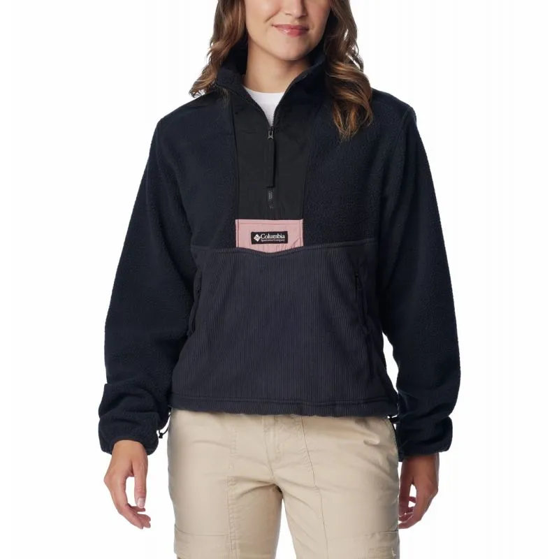 Mujer Columbia Riptide Fleece (Negro, Rosa Salmón)
