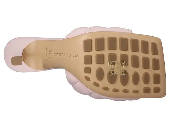 Mule acolchado Bottega Veneta rosa 