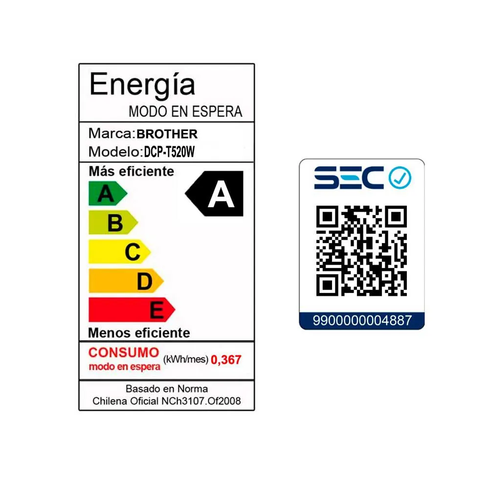 MULTIFUNCIONAL BROTHER TINTA CONTINUA DCPT520W WIFI
