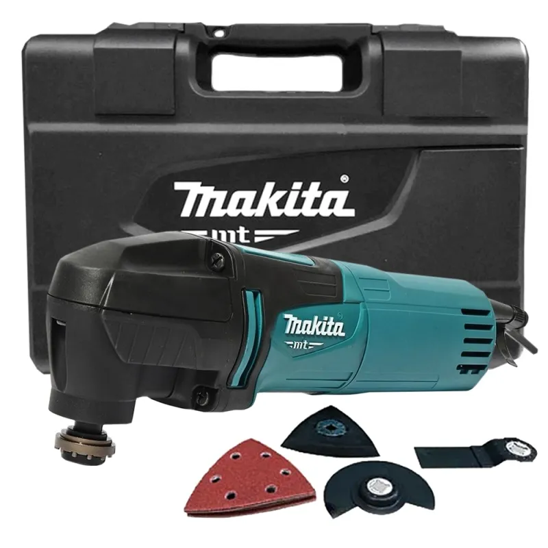 Multitool 200W 22000 opm + Accesorios Makita MT M9800BKX2