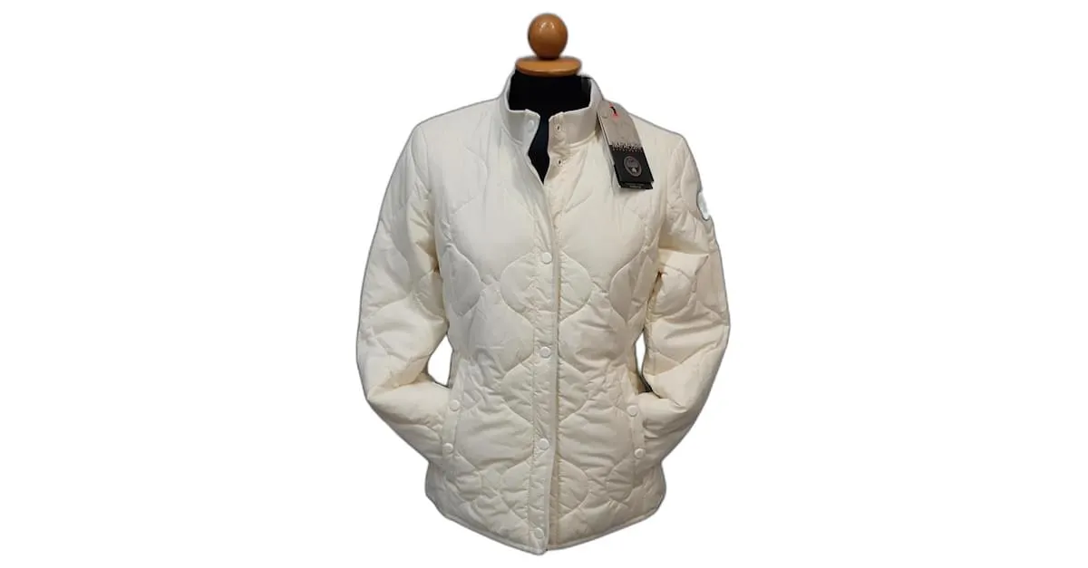Napapijri Abrigos, Ropa de calle Blanco roto 