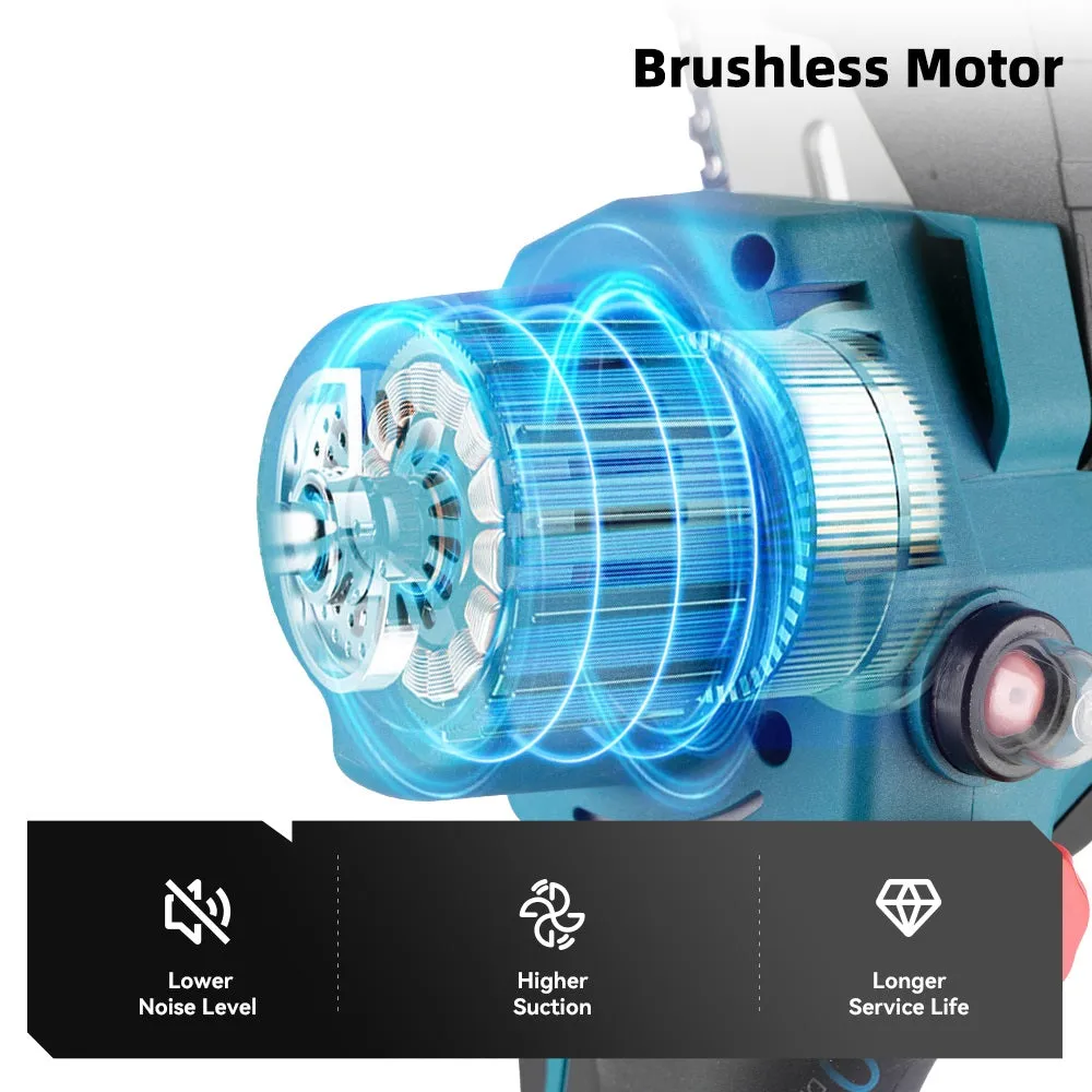 NewBeny 8 Inch Brushless Cordless Chainsaw For Makita 18V Battery