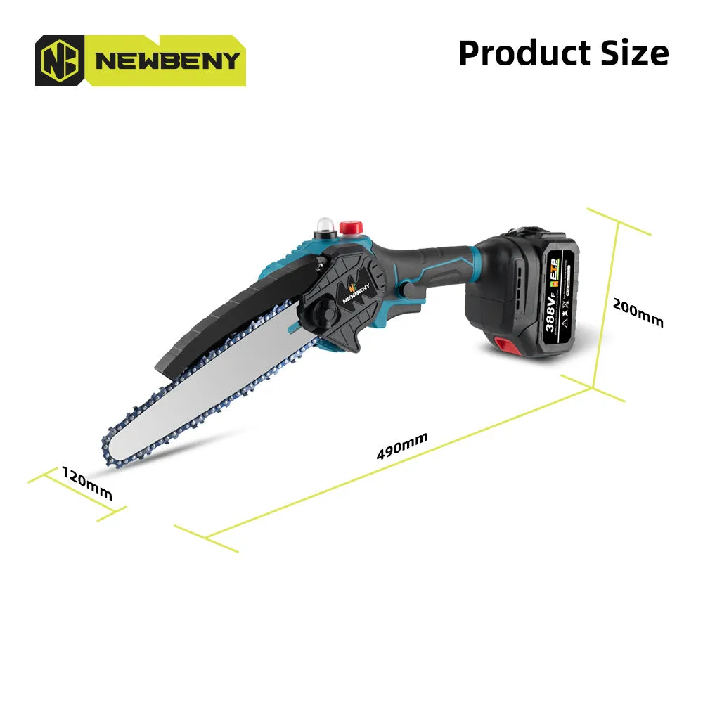 NewBeny 8 Inch Brushless Cordless Chainsaw For Makita 18V Battery