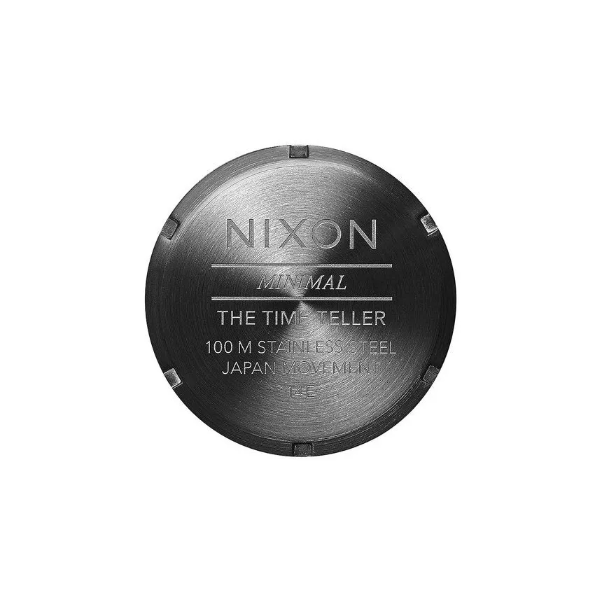 Nixon Reloj Time Teller All Black Blue
