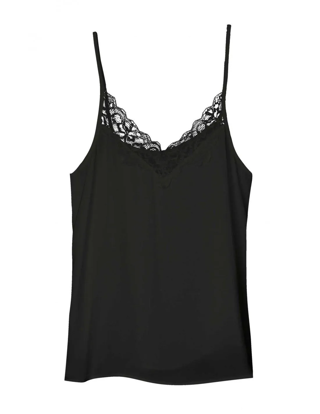 ONLY  CAMISETA NEGRA JDYAPPA NEW LACE MUJER