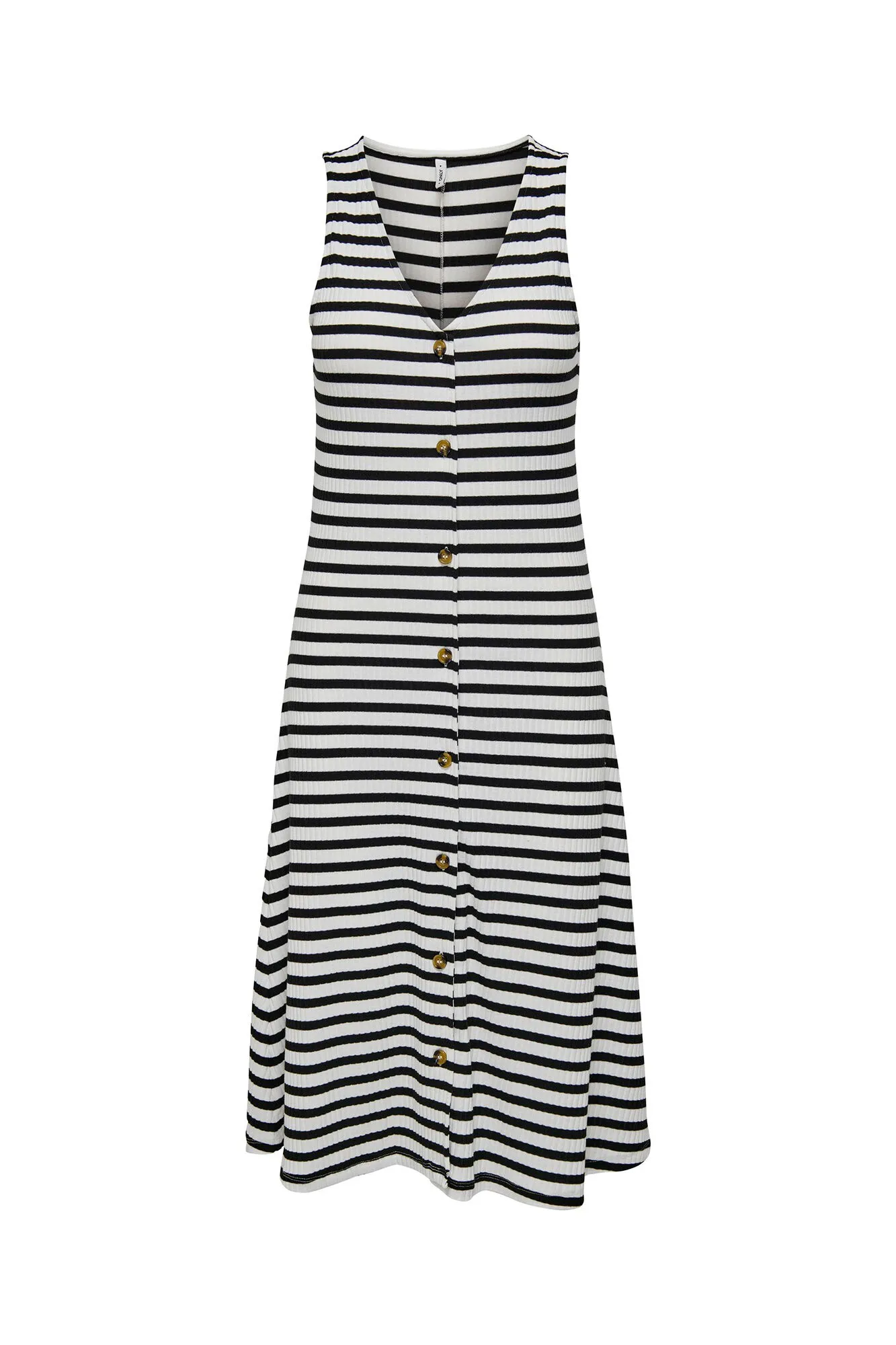Only Vestido midi a rayas