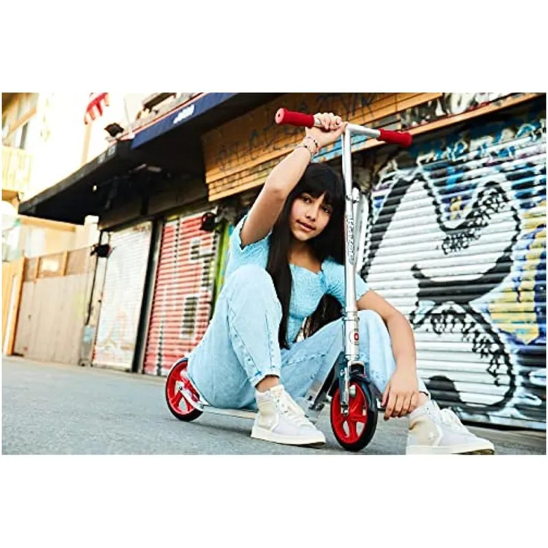 Otros Scooters Razor A5 Lux Kick Scooter Grande 8 ruedas Manejo ajustable plegable Ligero para pasajeros de hasta 220 libras Del