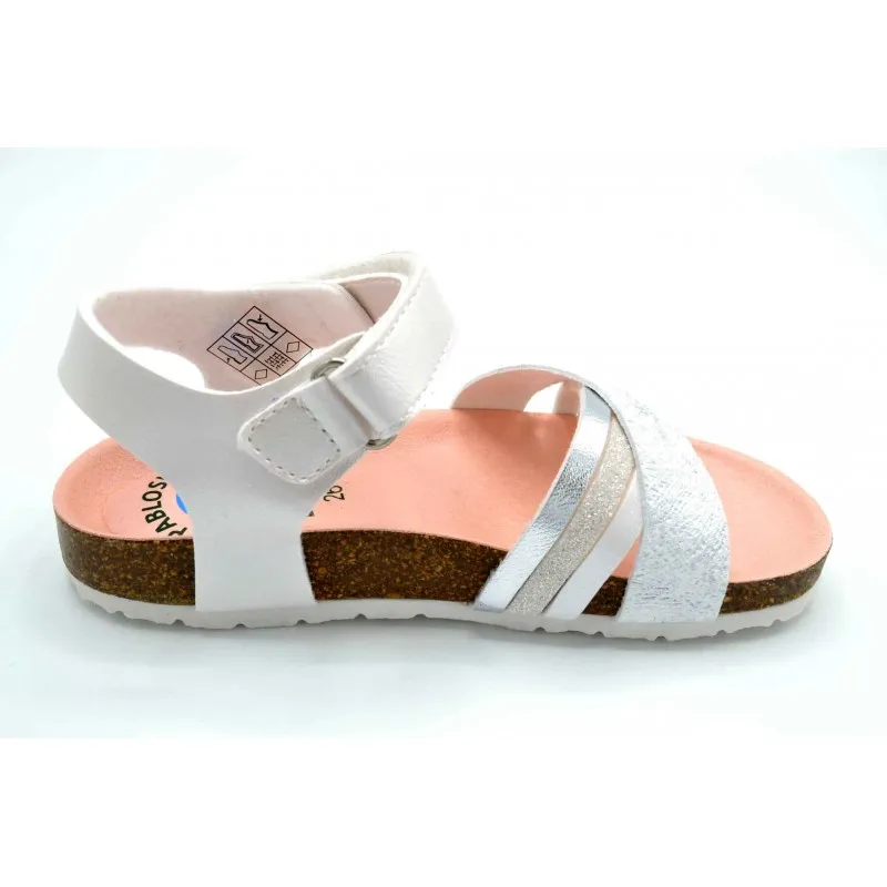 PABLOSKY 483800 CHAMPION BLANCO  SANDALIA BIO PARA NIñA