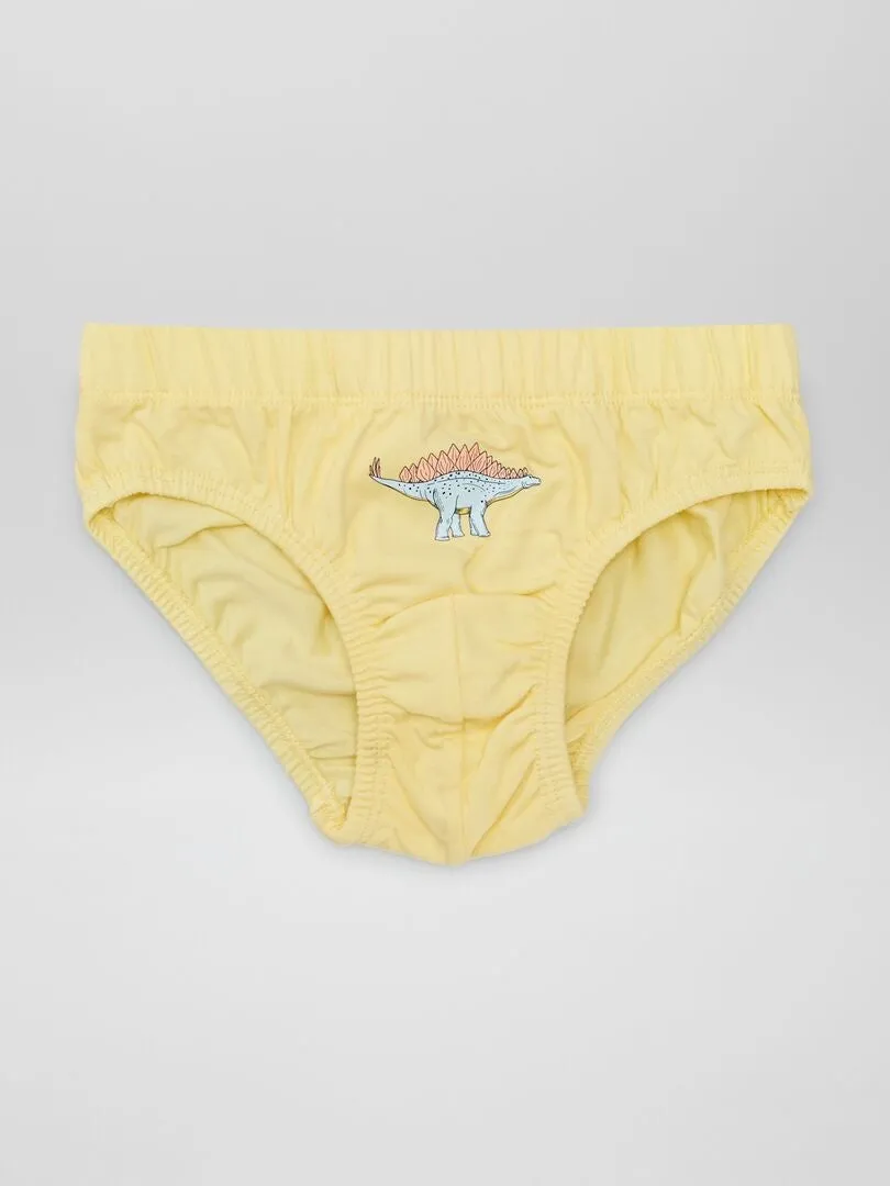 PACK DE 7 SLIPS ESTAMPADOS  AZUL