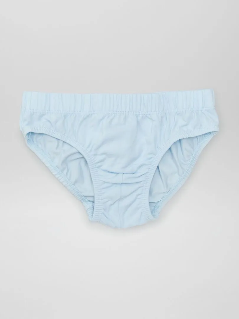 PACK DE 7 SLIPS ESTAMPADOS  AZUL