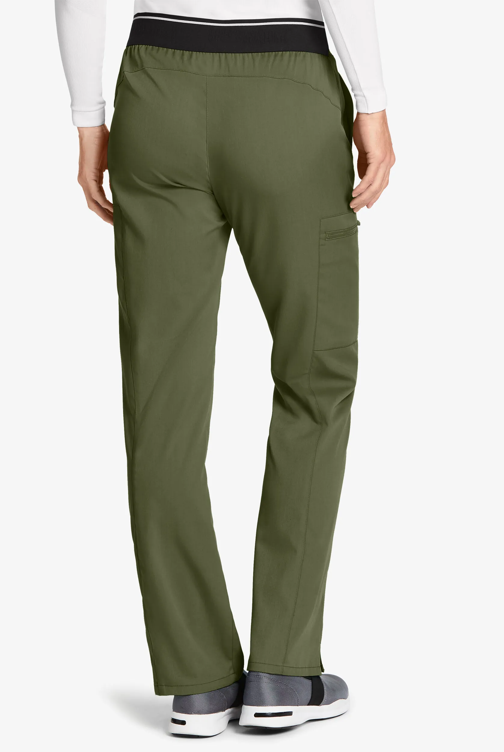 Pantalón médico Grey’s Anatomy Spandex STRETCH tall estilo cargo con 3 bolsillos para mujer