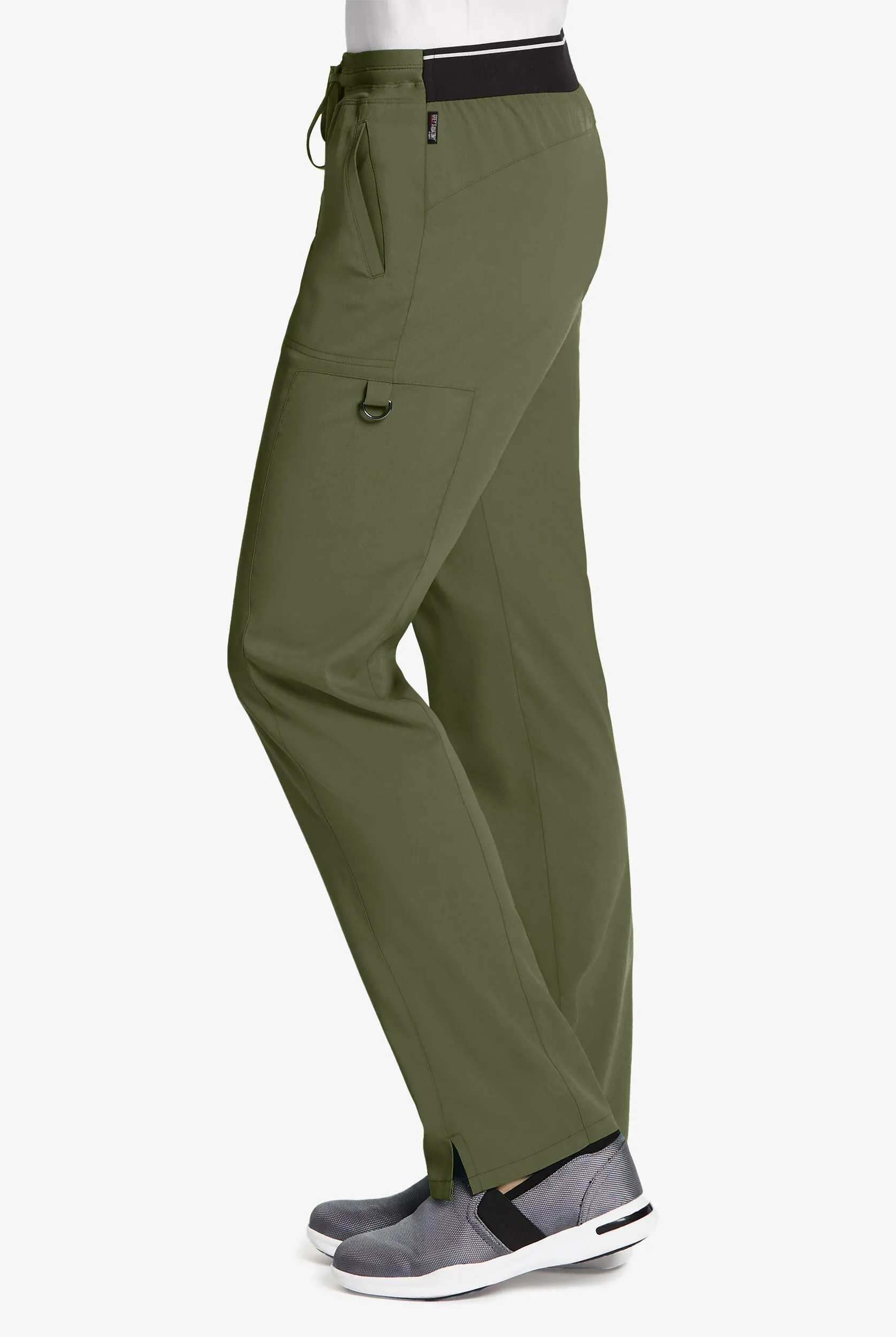 Pantalón médico Grey’s Anatomy Spandex STRETCH tall estilo cargo con 3 bolsillos para mujer