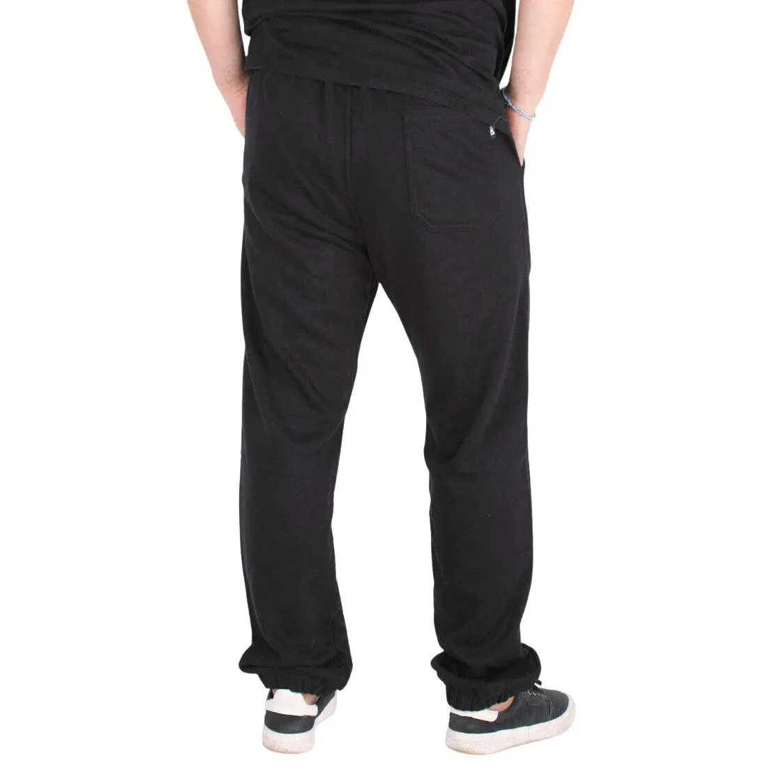 Pantalon Buzo Creature Strainght Rustic Print Negro