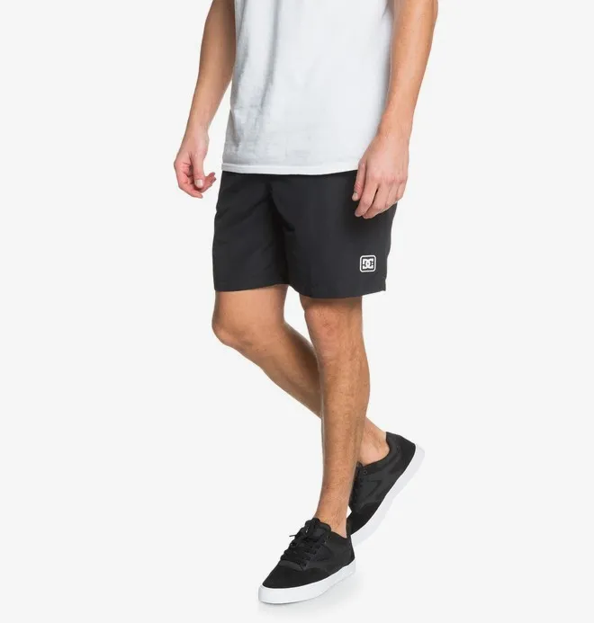 Pantalón corto DC Shoes chándal SHORT ELÁSTICO hombre NAHMAS DAY 18″ BLACK (kvj0) Ref. EDYWS03152 negro