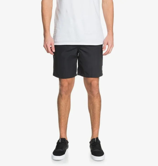 Pantalón corto DC Shoes chándal SHORT ELÁSTICO hombre NAHMAS DAY 18″ BLACK (kvj0) Ref. EDYWS03152 negro