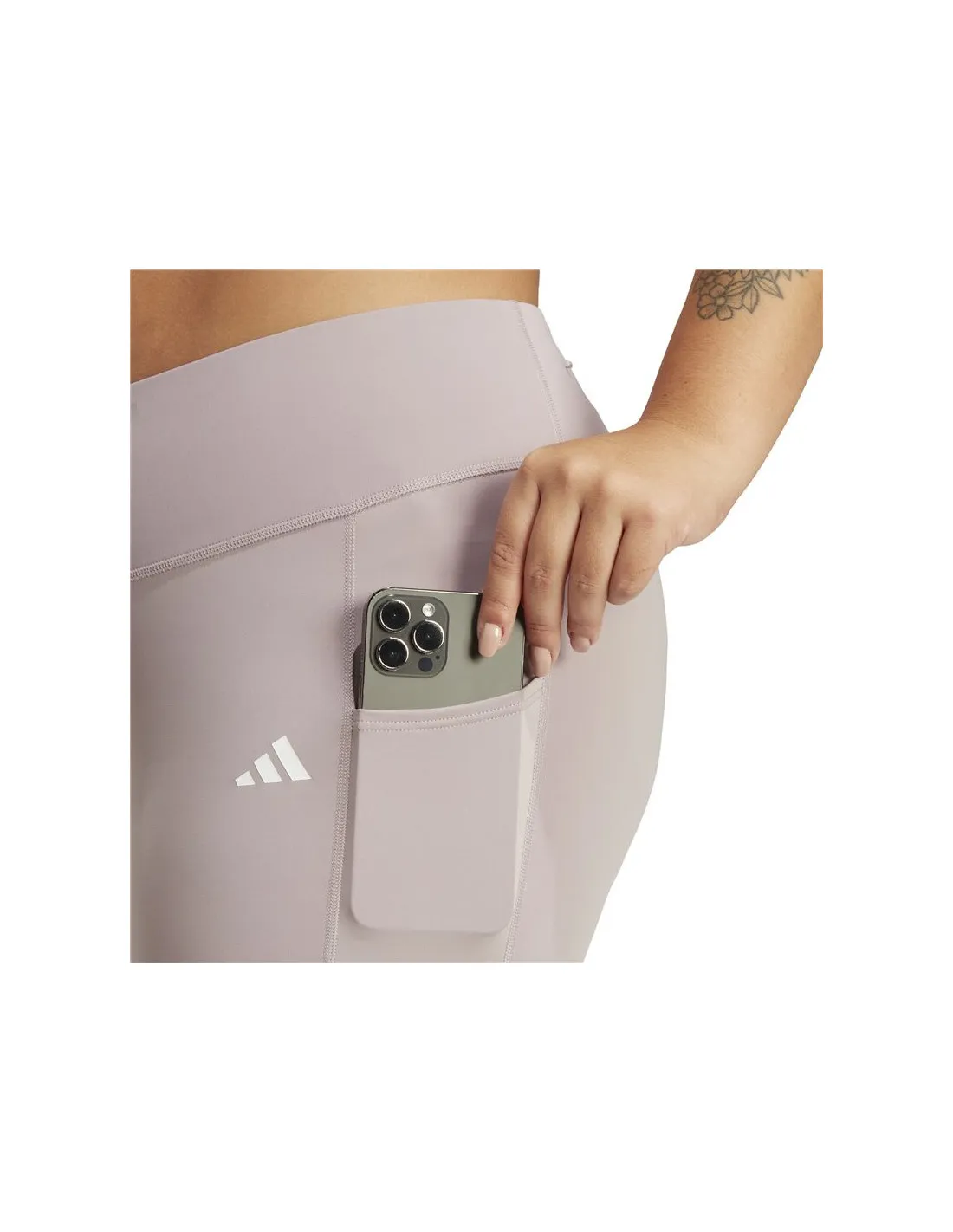 Pantalón de Fitness adidas Essentials Opt St Hr 1/1Ps Mujer Higado