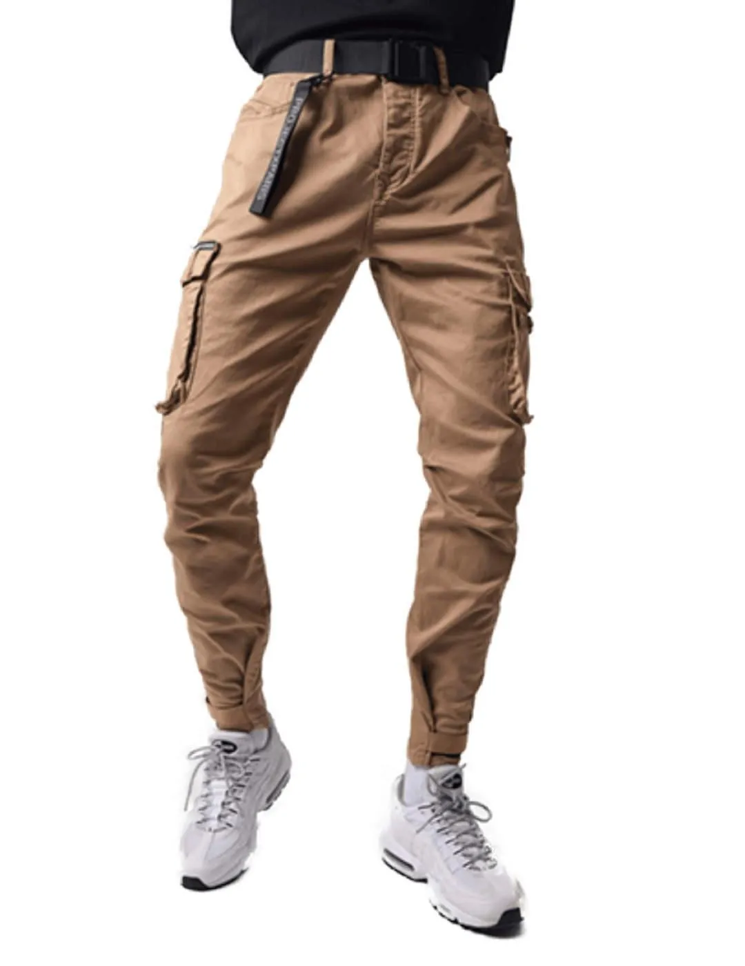Pantalón ProjectxParis cargo camel velcro hombre