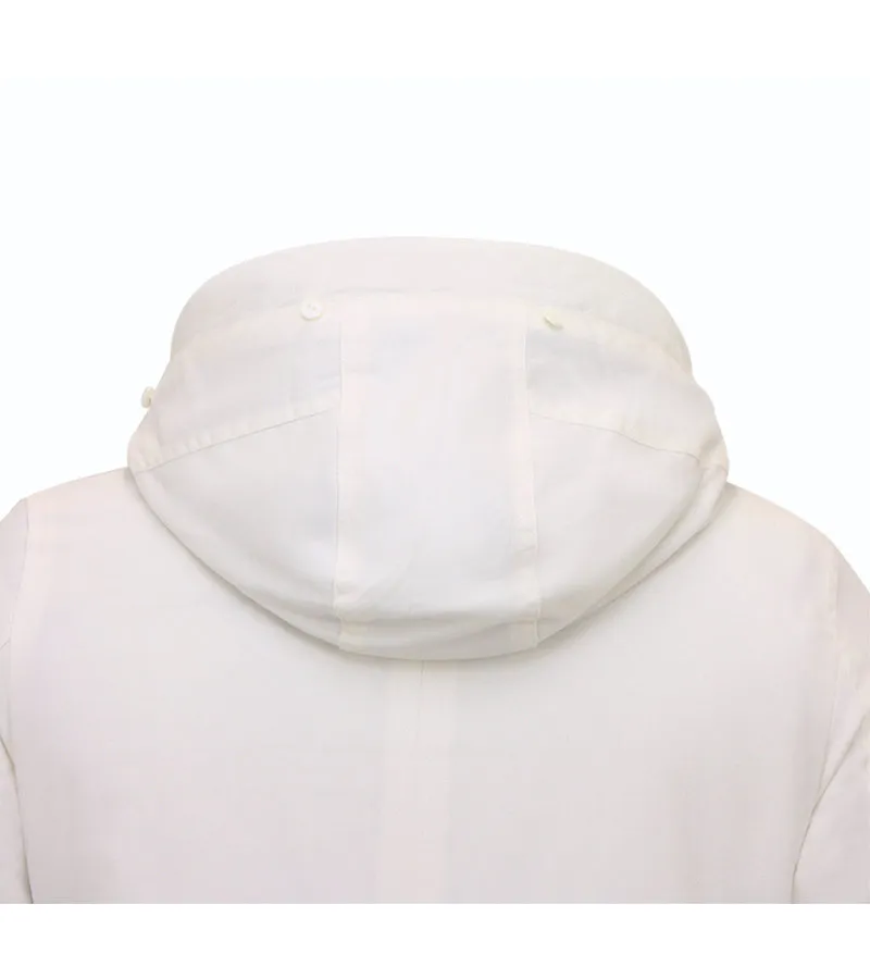 PARKA BLANCA DE INVIERNO PARA HOMBRE  7105