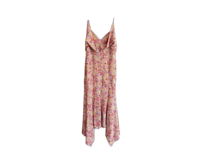 Philosophy di Lorenzo Serafini Vestido floral drapeado Rosa 