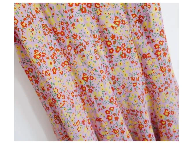 Philosophy di Lorenzo Serafini Vestido floral drapeado Rosa 