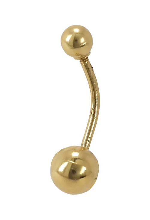 PIERCING ORO 18 KTES PARA OMBLIGO MODELO BOLAS 052_P7266