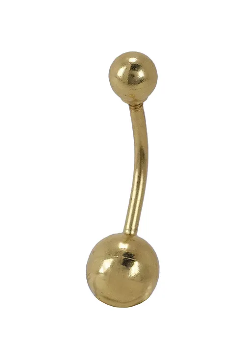 PIERCING ORO 18 KTES PARA OMBLIGO MODELO BOLAS 052_P7266