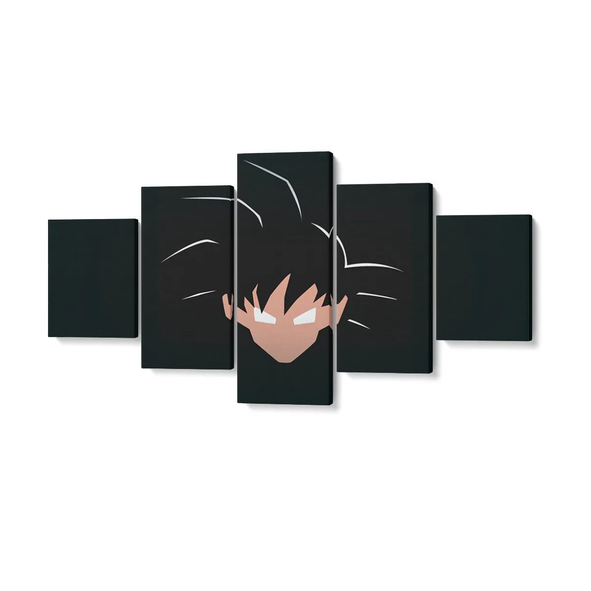 Pintura Dragon Ball Z Negro Goku Moderno