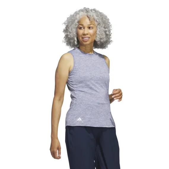 Polo Sin Mangas Adidas Essentials Cuello Alto Mujer