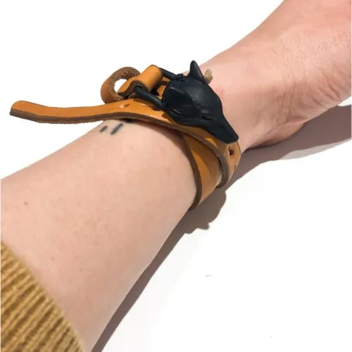 Pulsera Forest Black Wolf