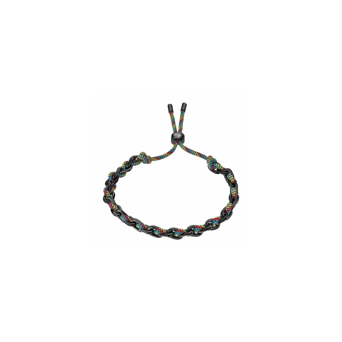 PULSERA LOTUS UNISEX NEGRO / MULTICOLOR  LOTUS STYLE