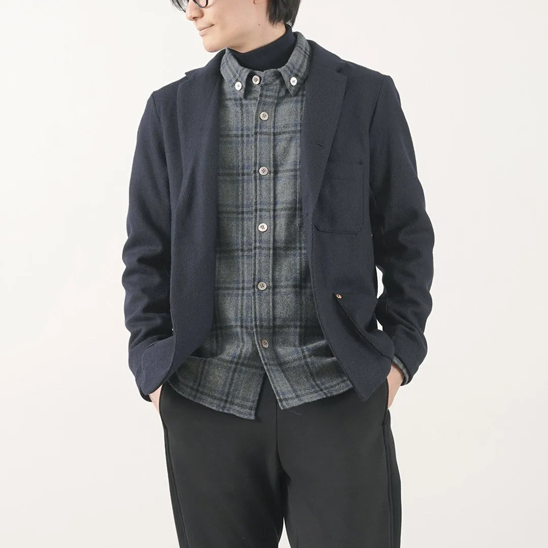 Re Hecho en Tokio Japón / Jacket de Overoply Kersey de lana Kersey