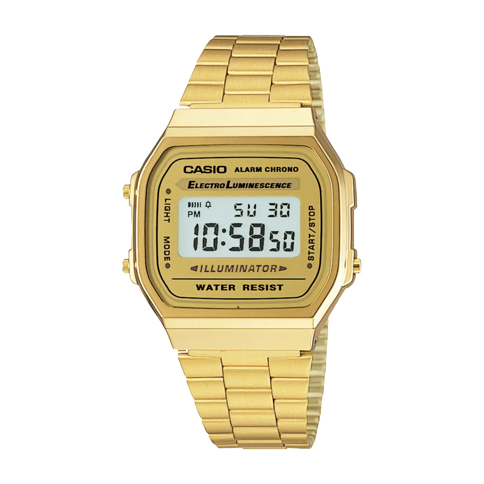 Reloj Casio Vintage A168 Dorado
