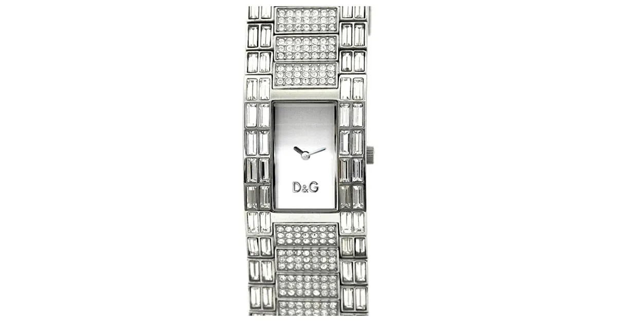 Reloj de cuarzo de acero inoxidable para mujeres Dolce & Gabbana Plata 