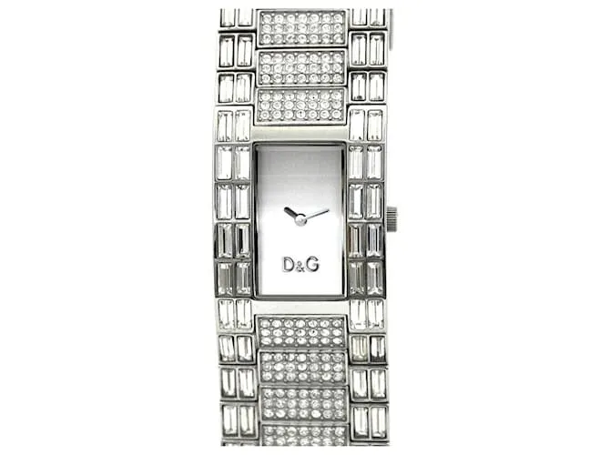 Reloj de cuarzo de acero inoxidable para mujeres Dolce & Gabbana Plata 