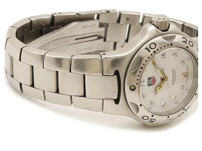 Reloj de Cuarzo para Damas TAG Heuer Kirium Date con Esfera Blanca de Acero Inoxidable WL1310 