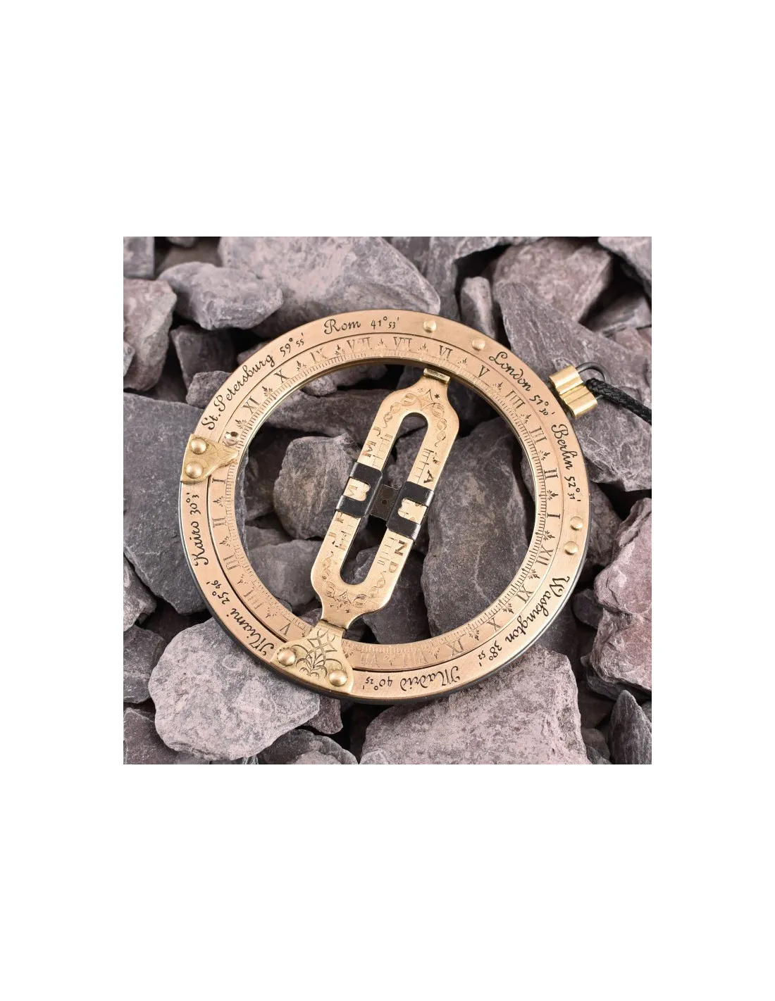 Reloj de sol Renacentista, latón