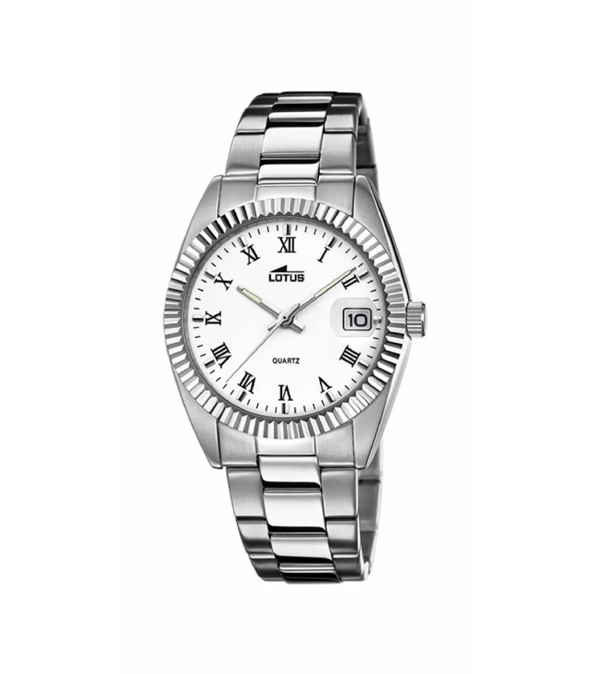 RELOJ LOTUS EXCELLENT HOMBRE ACERO ESFERA BLANCA  15196/1