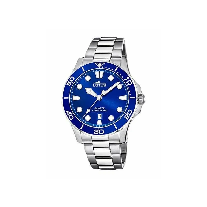 RELOJ LOTUS HOMBRE ACERO CON ESFERA AZUL 187591